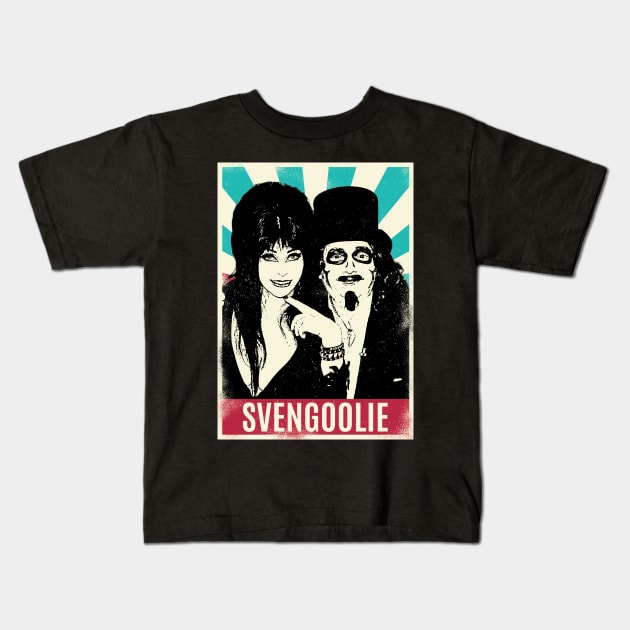 Vintage Retro Svengoolie Kids T-Shirt by Bengkel Band